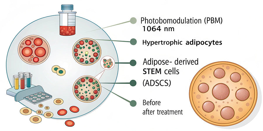 Photobiomodulation Reverses Hypertrophic Adipocytes: Implications for Obesity-Related Metabolic Dysfunction